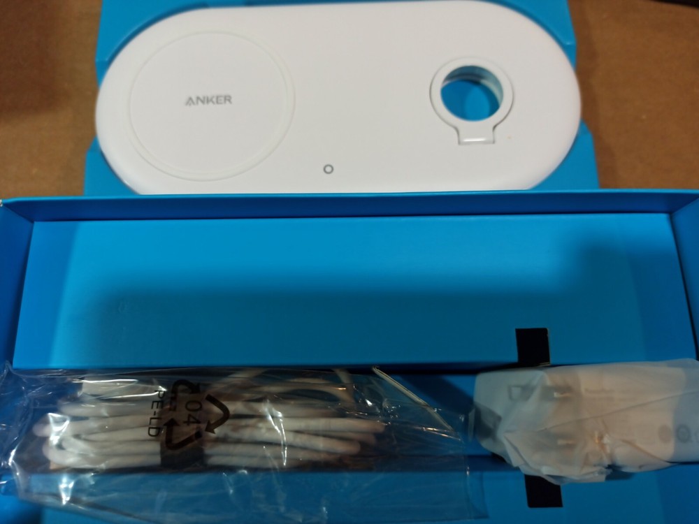 Anker - PowerWave+ Qi Certified Wireless Charging Pad - White