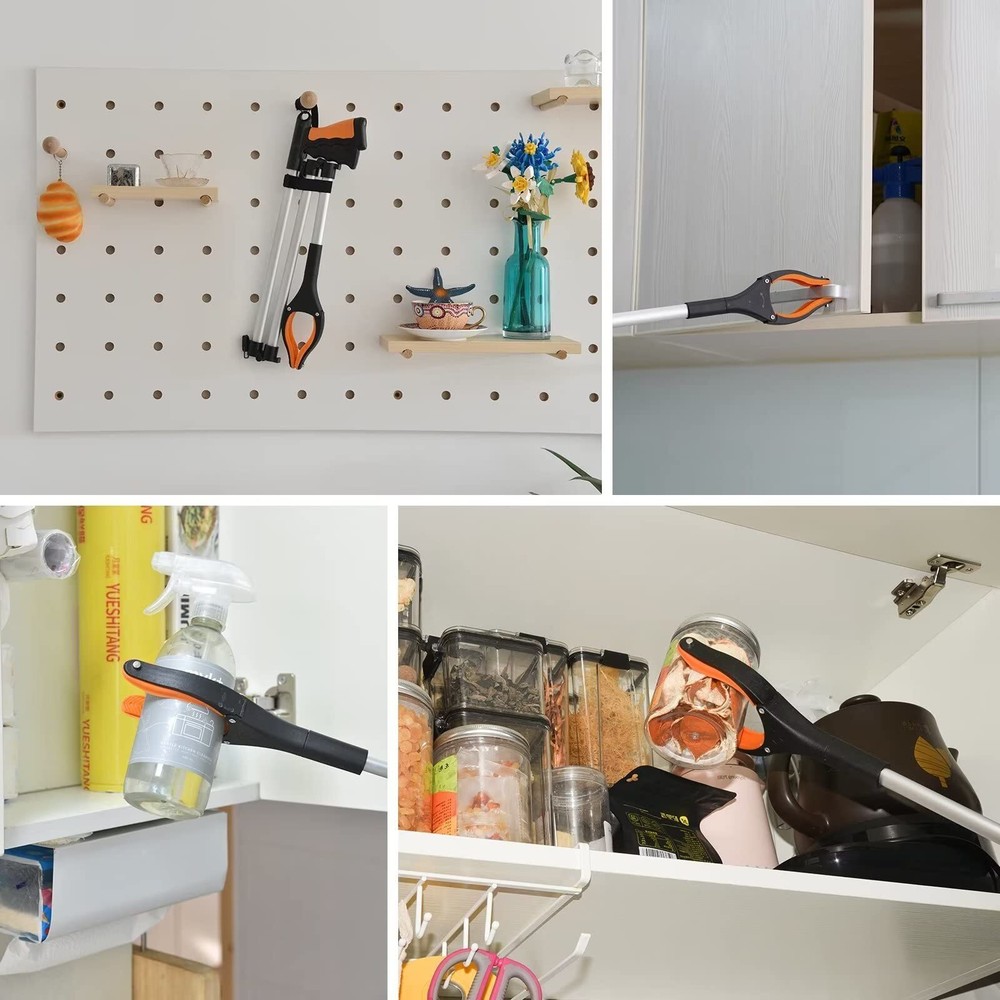 43 Inch Extra Long Grabber Tool Foldable Reaching Tool Grabber Pickup Tool