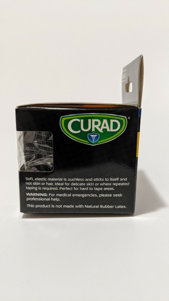 CURAD Performance Series Self Adherent Wrap Black 2"x5 yds. 3 pack