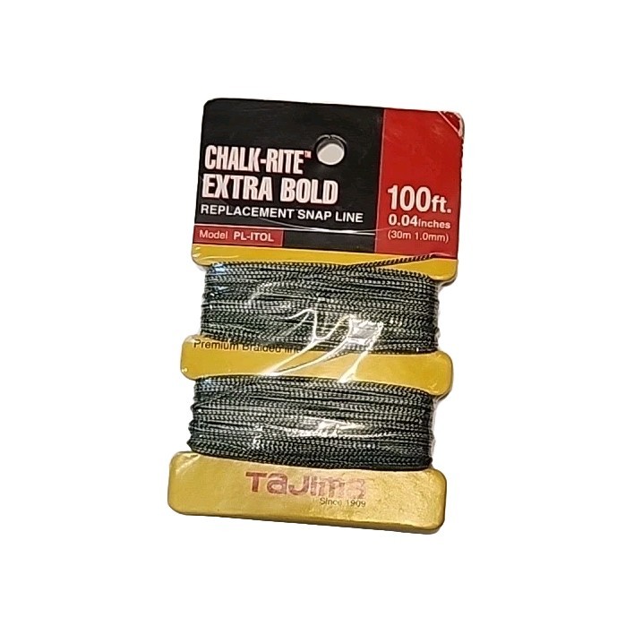 Replacement Snap Line 1.0mm x 100ft CHALK-RITE Braided String Extrabold PL-ITOL