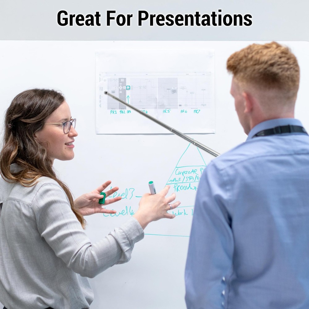 2 Pcs Telescopic Teachers Pointer, Extendable Pointer Stick, Mini Hand...