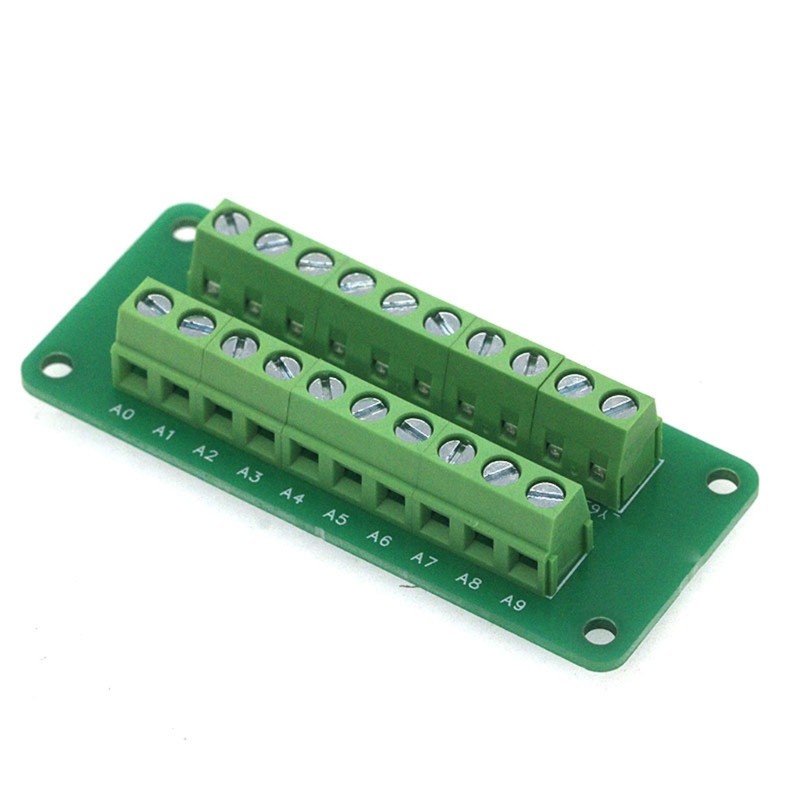 10 Way Plastic Terminal Block Connector for Secure Electrical Wiring Connection