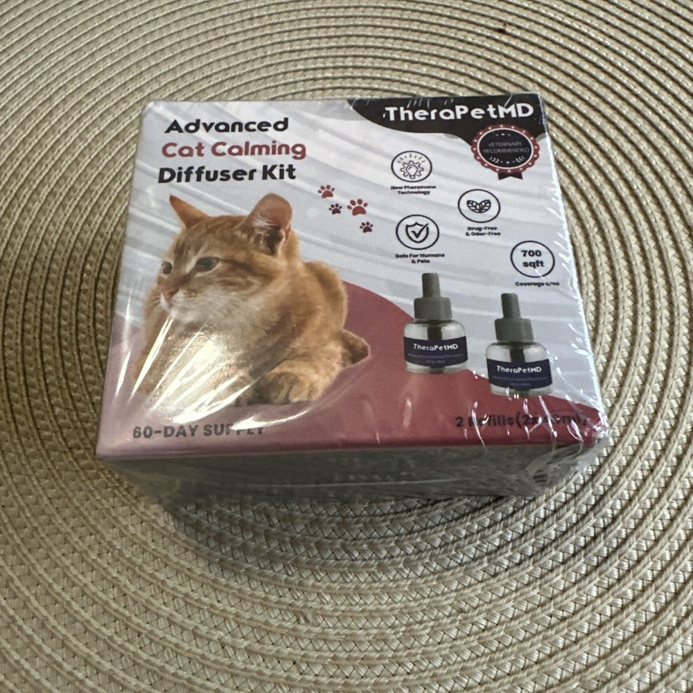 TheraPetMD Advanced Cat Calming Diffuser Kit And Refill Set Of 2