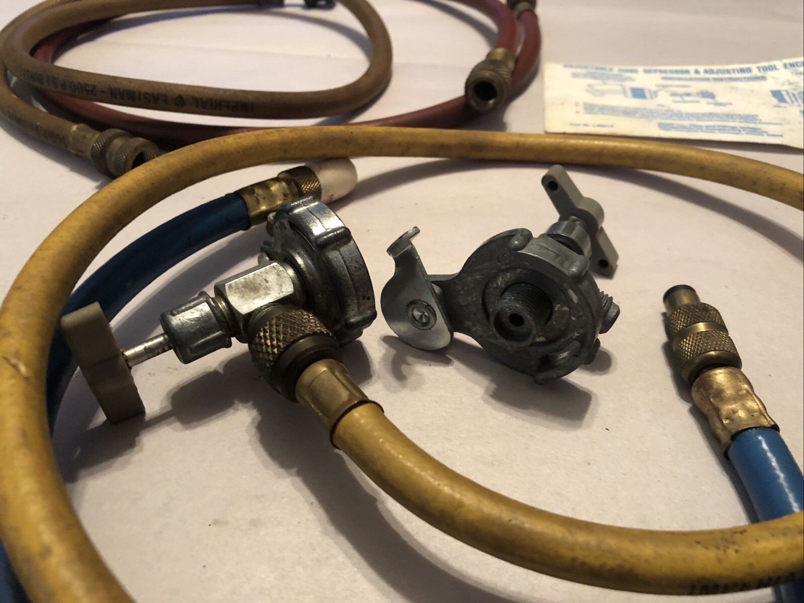 VINTAGE IMPERIAL EASTMAN REFRIGERATION SYSTEM ANALYZER WITH EXTRAS, MADE IN USA