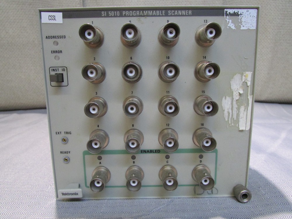 Tektronix TM 5000 Plug-In Module SI-5010 Programmable Scanner s/n B011189