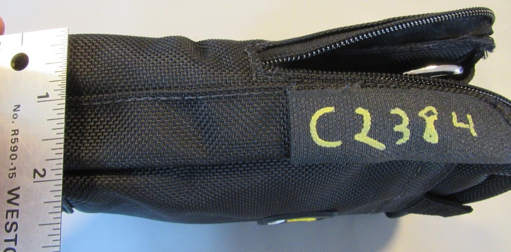 DBI SALA 1500131 Python Safety PCH-INSPECT Multi-Meter Pouch Bag Black D-Ring