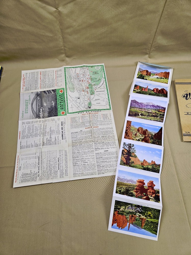 Literature & Maps from WWII footlocker