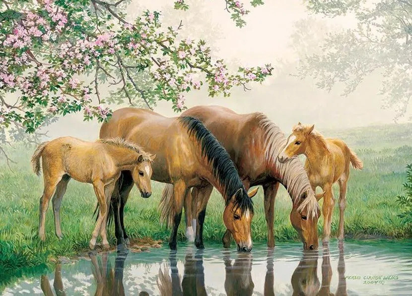 Watering Hole Tray Puzzle