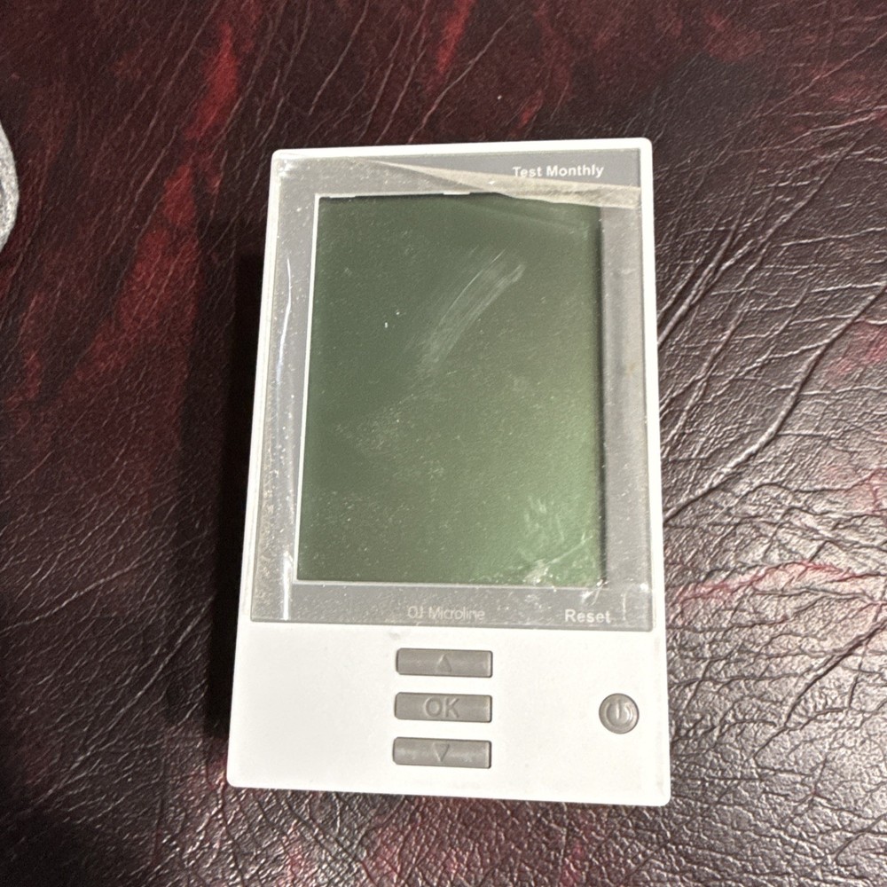 OJ Electronics 5-2 Day Programmable Thermostat 3''x4.75'' White Dual Voltage