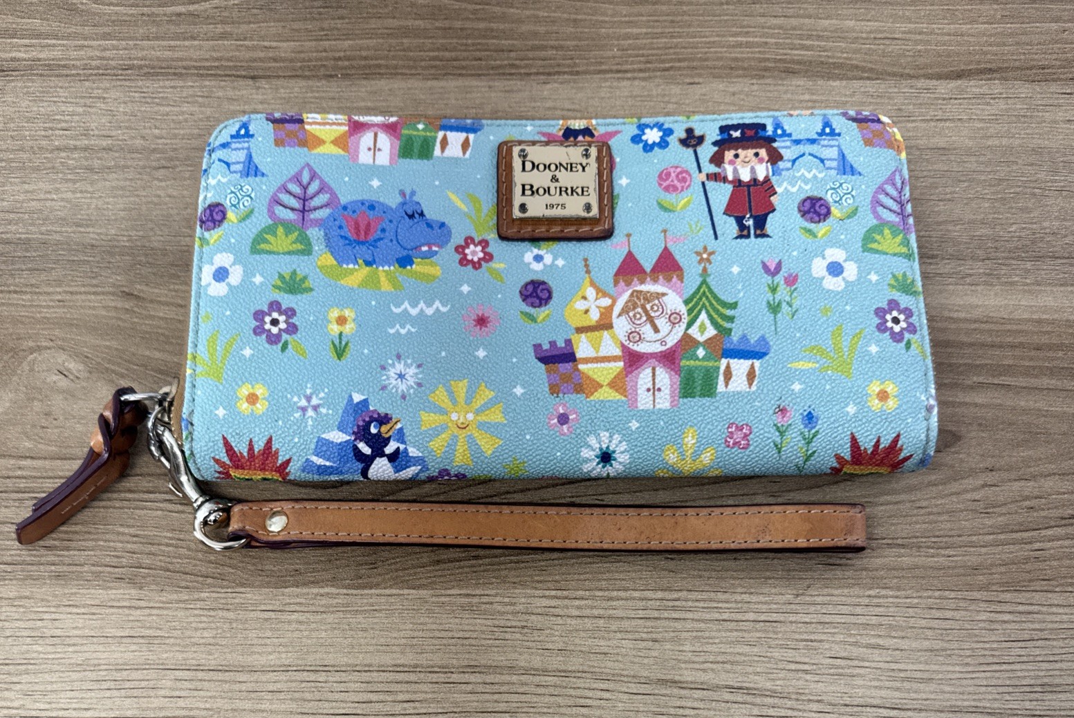 Dooney & Bourke x Disney 2019 It’s A Small World Wallet - Park Exclusive - Rare