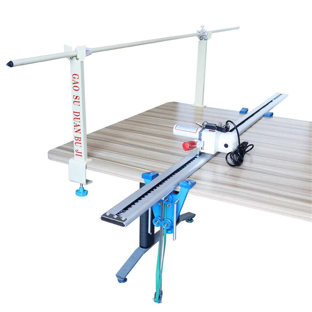 110V High Speed Fabric End Cutter w/75" Rack & Digital Counter Delay Function