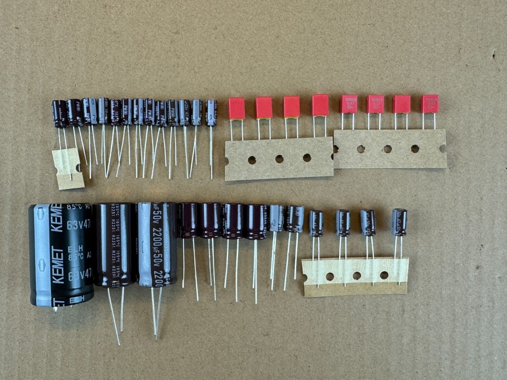 Realistic SA-1000 Amplifier Recap Kit Complete Set