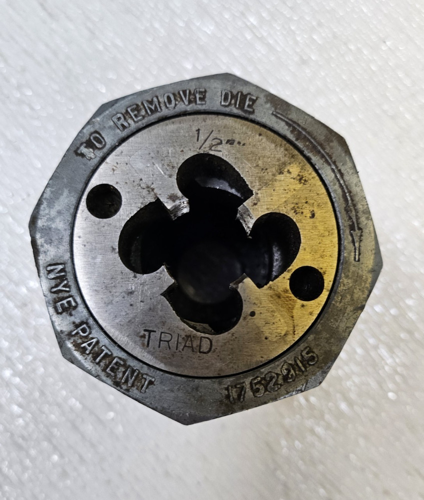 Toledo Nye 1752915 Pipe Threader Head 1/2"