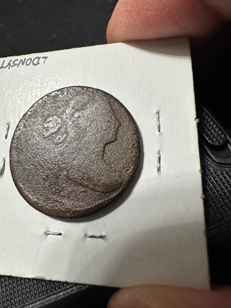 1807 large cent ERROR OFFSTRUCK VG Details