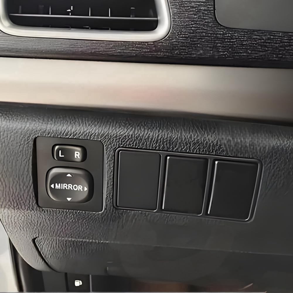 8 Pcs Rocker Switch Panel Cover ABS Rectangular Blank Snap-in...