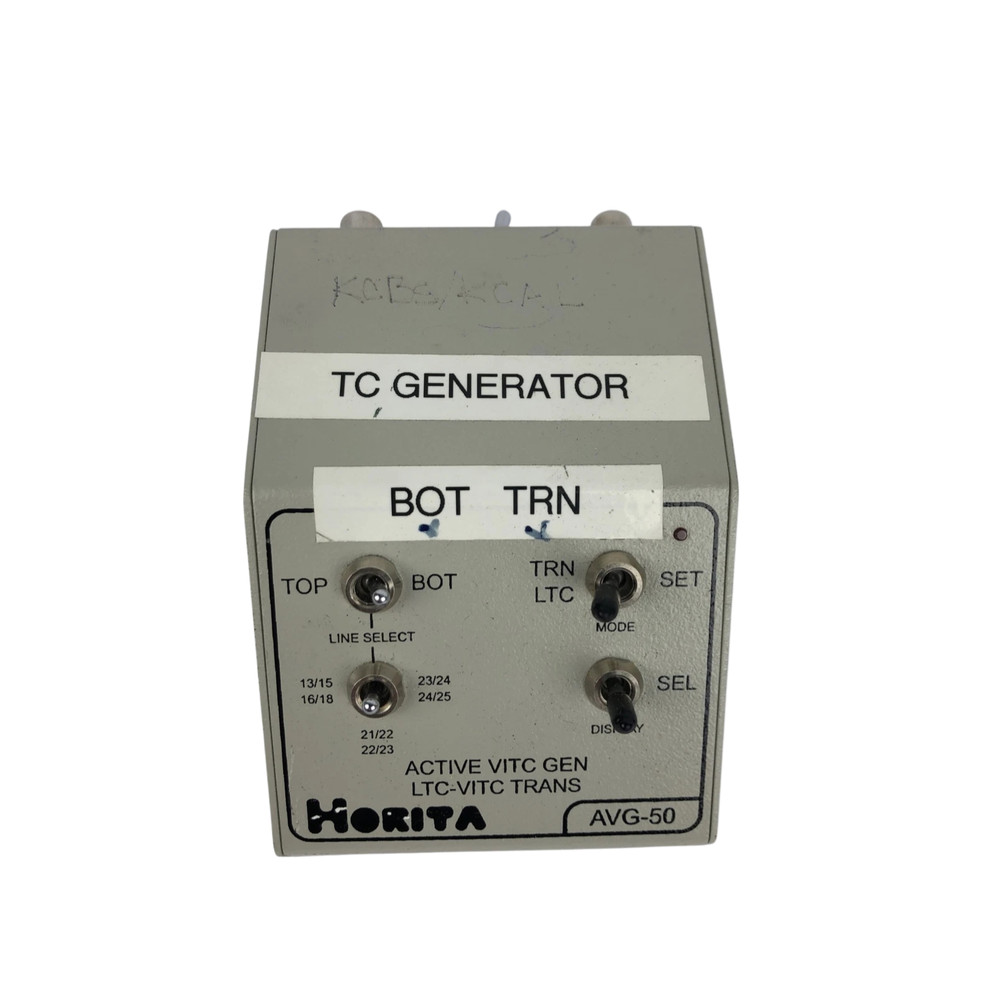 Horita AVG-50 Active VITC (Vertical Interval Time Code) Generator Composite NT 2