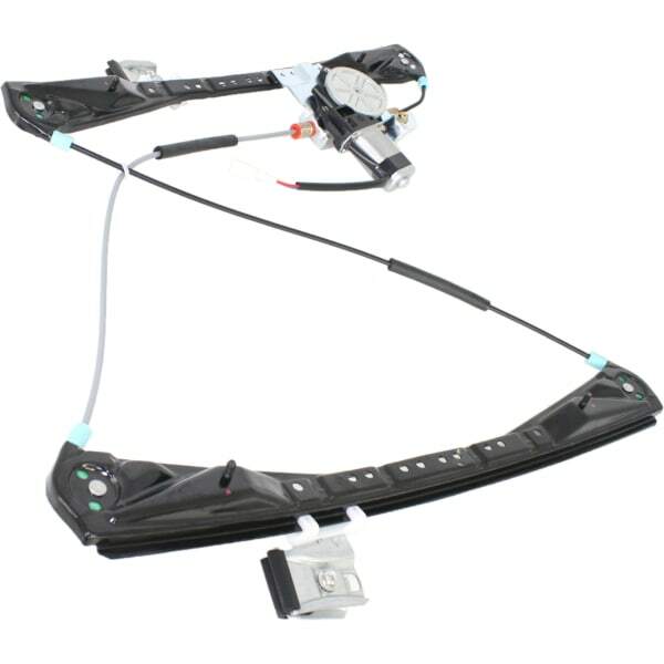 Front, Driver Side Power Window Regulator, With Motor For 00-02 LS