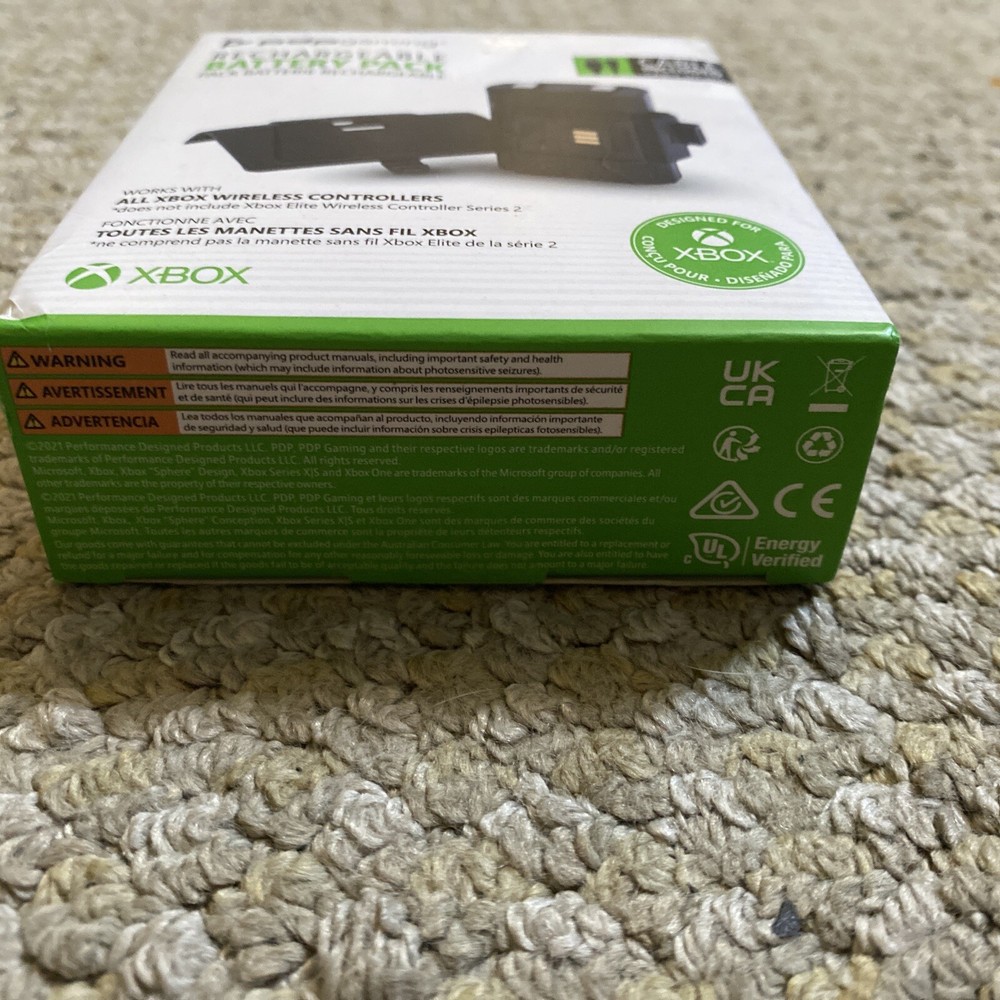 PDP Single Rechargeable Battery Pack for Xbox One Controller New Sealed 🔥