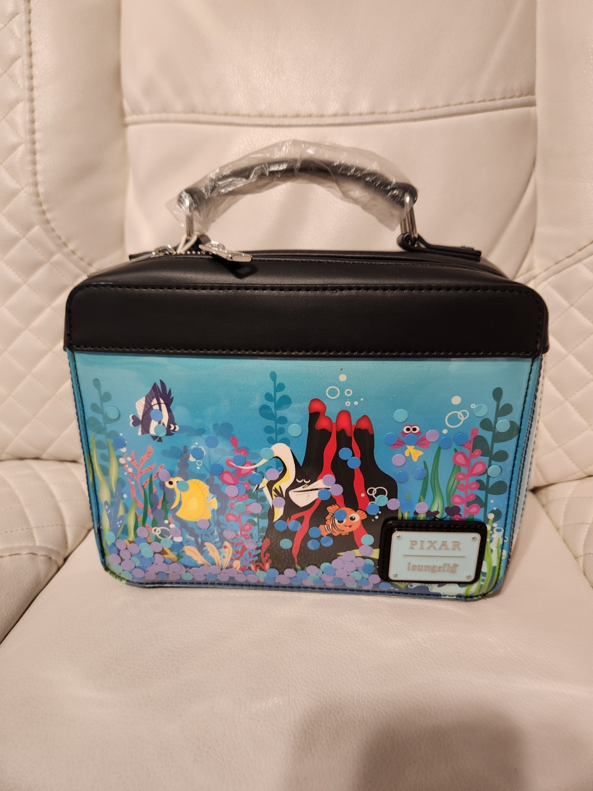Loungefly Disney Pixar Finding Nemo Aquarium Figural Crossbody Bag