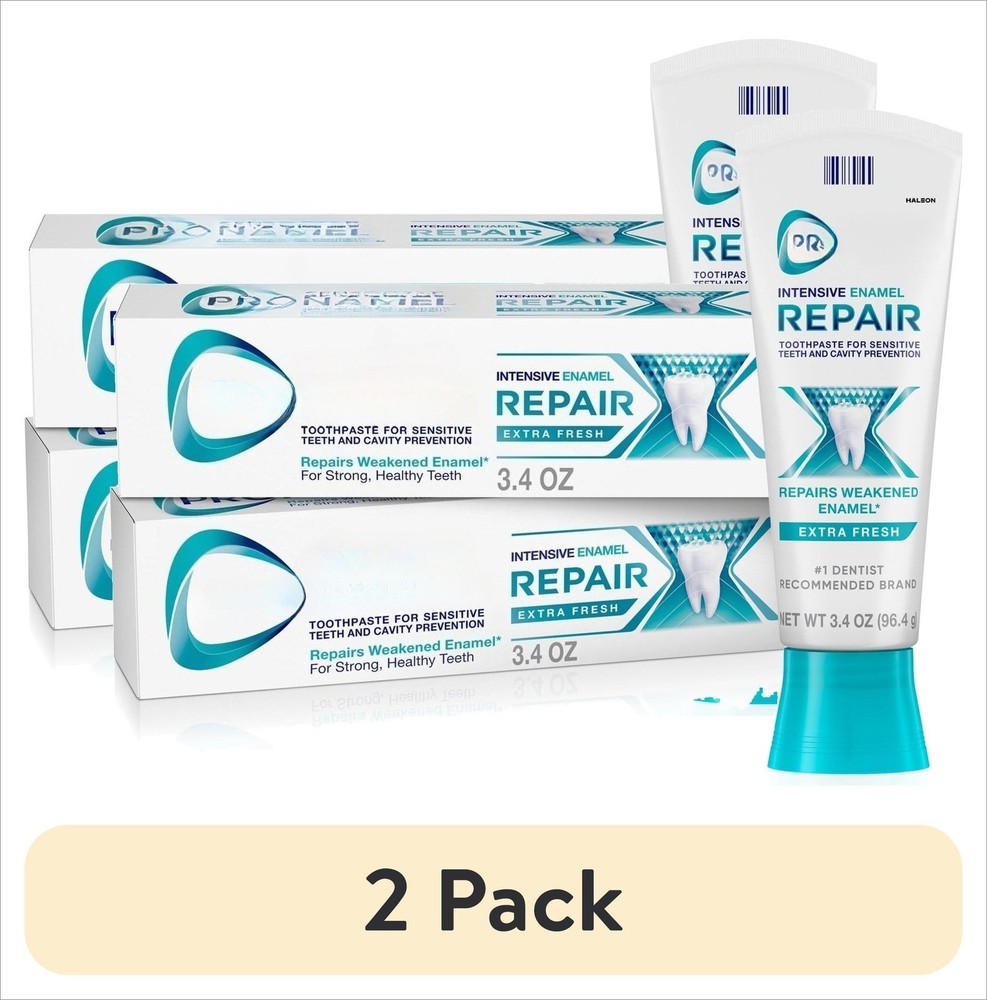Intensive Enamel Repair Toothpaste, Extra Fresh,3.4oz, 4-Pack