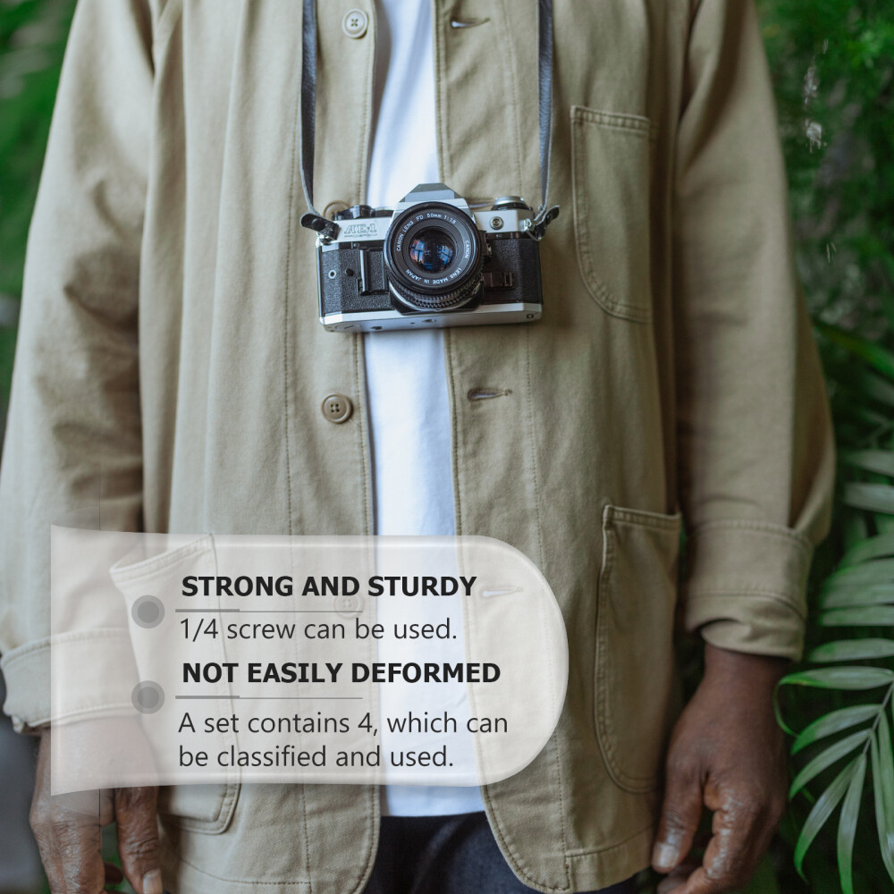 4PCS Wrist Strap Fixing Screw Neck Strap Holder for Camera camera sling