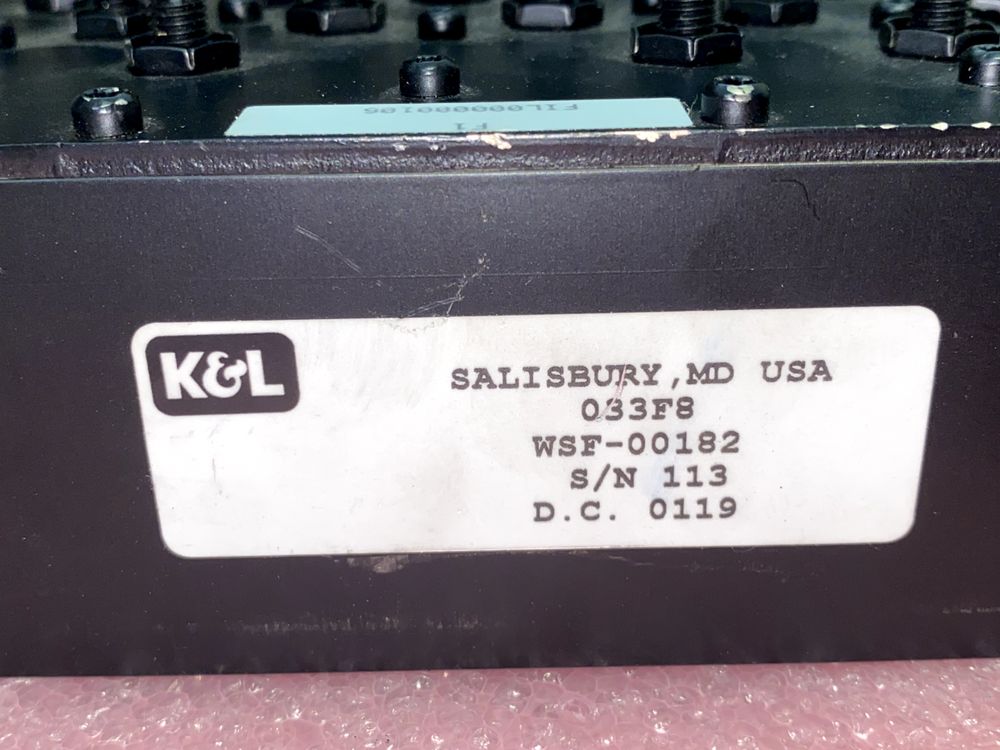 K&L 033FA WSF-00182 PCS Fullband Transmit Filter