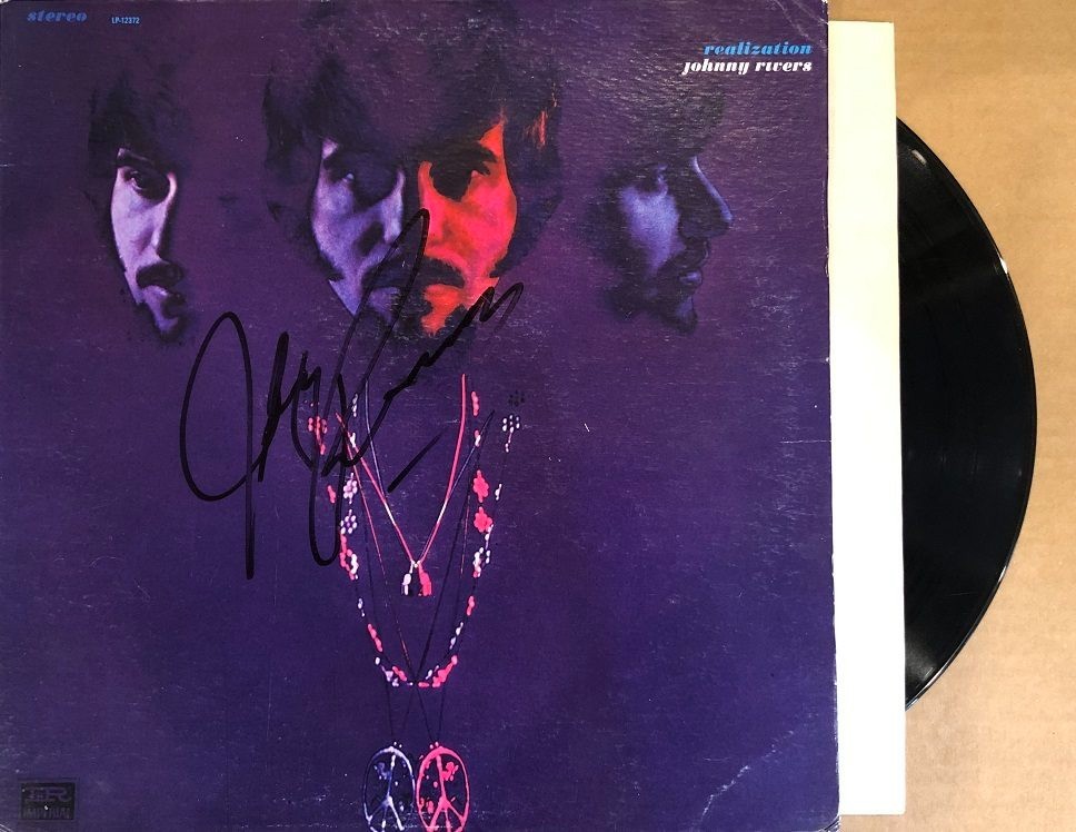 Johnny Rivers- Signed Fold Open Record Album