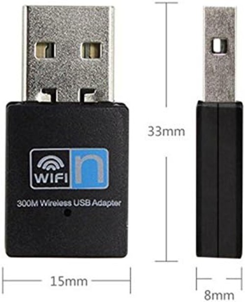 Versatile 300Mbps USB WiFi Adapter - Compatible with Multiple Operating Systems