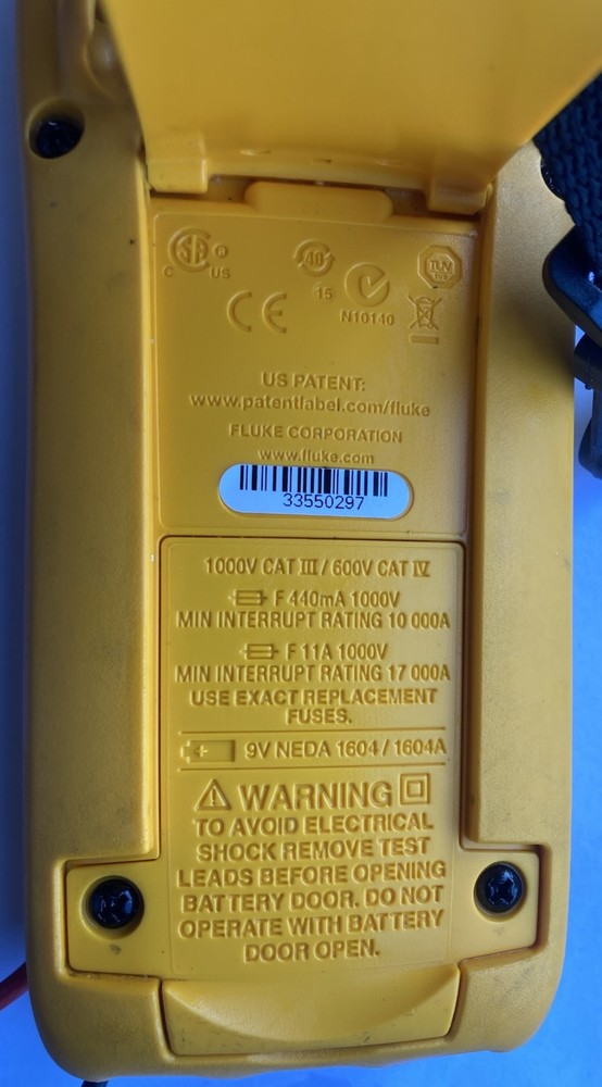 Fluke 177 True RMS Digital Multimeter used///