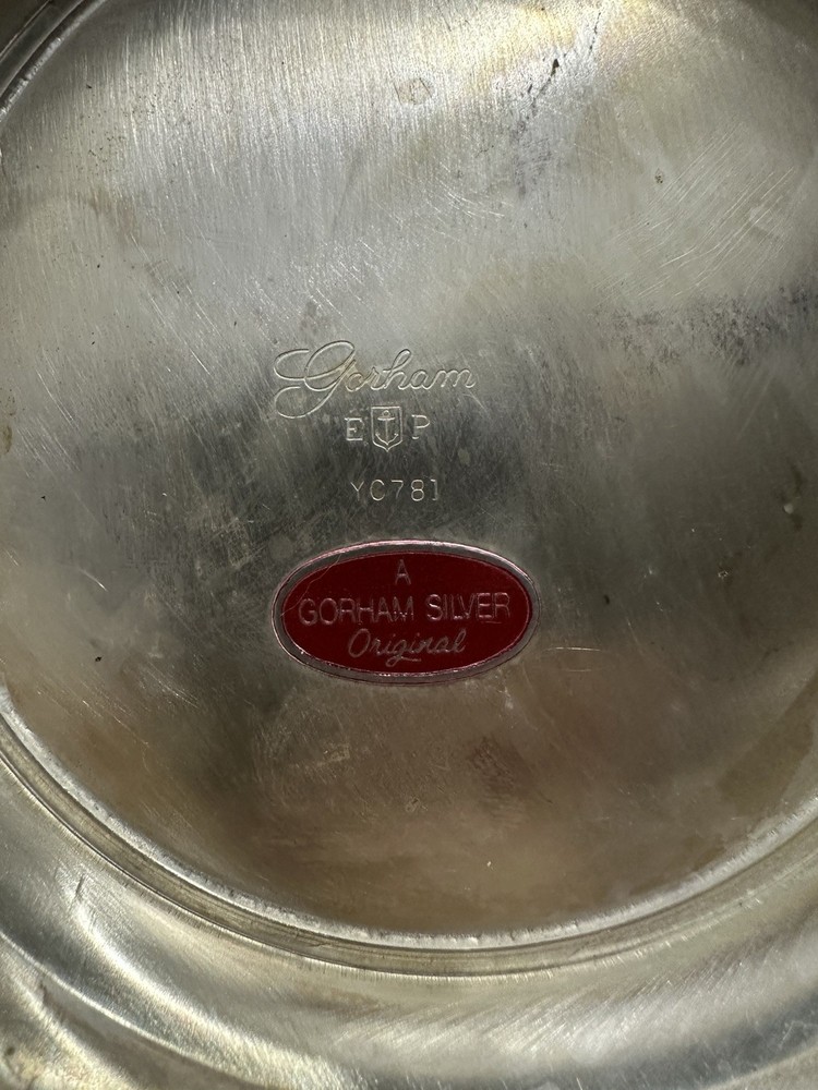 Antique Silver Played Pot Set