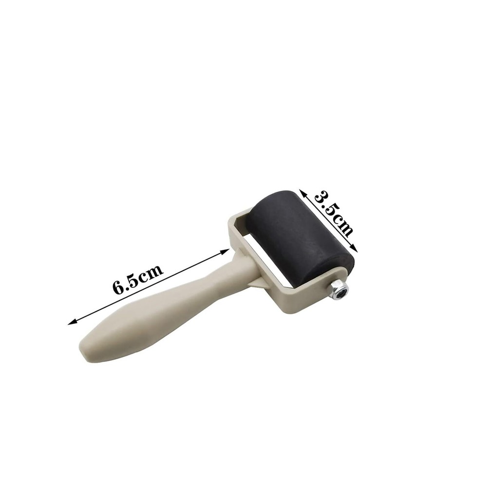 6 Pack Rubber Brayer Roller for Crafting Printmaking Ink Applicator Wallpaper