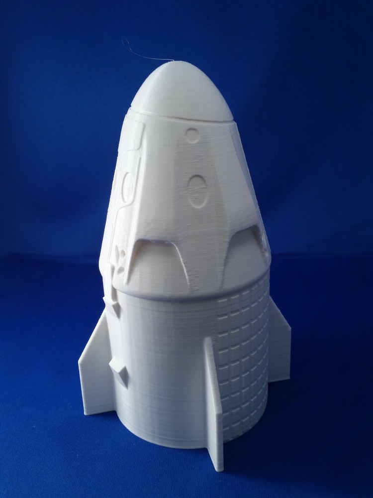 SpaceX Dragon Spacecraft Model, 1/48 Scale