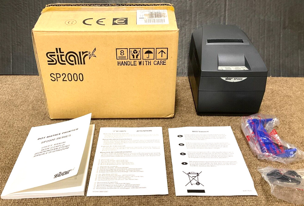 Star Micronics SP2520MC Parallel Receipt Printer SP2520MC42-24GRY ❤️✅❤️️✅