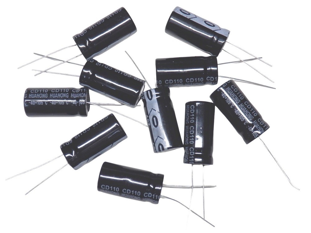 10V 33\0b5F 100pcs Electrolytic Capacitors 105\0b0C \0b120%