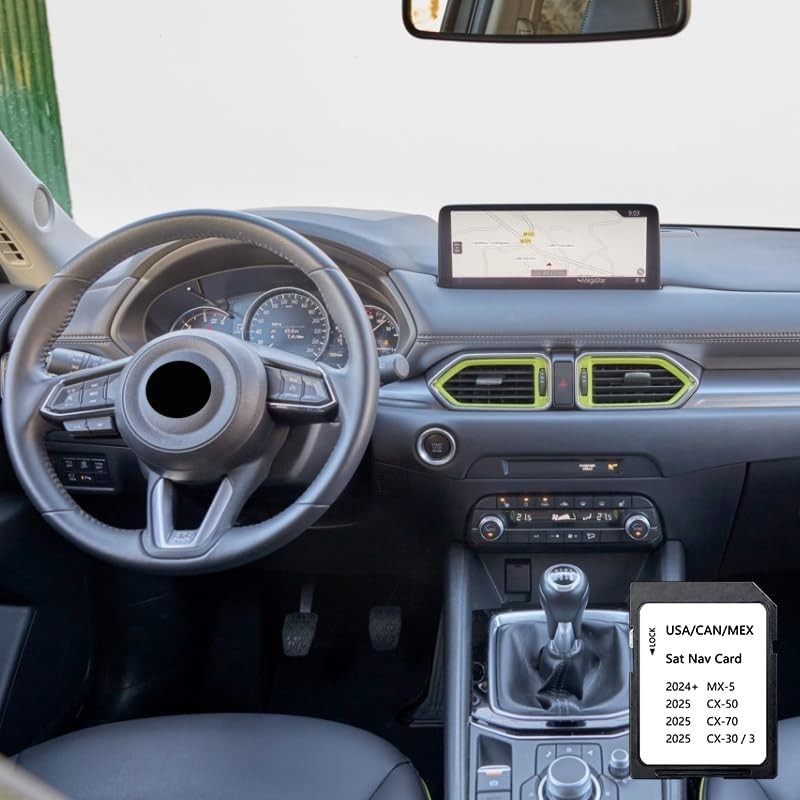 Upgraded Navigation SD Card with Latest Maps Version Compatible with 3 CX-30 CX-