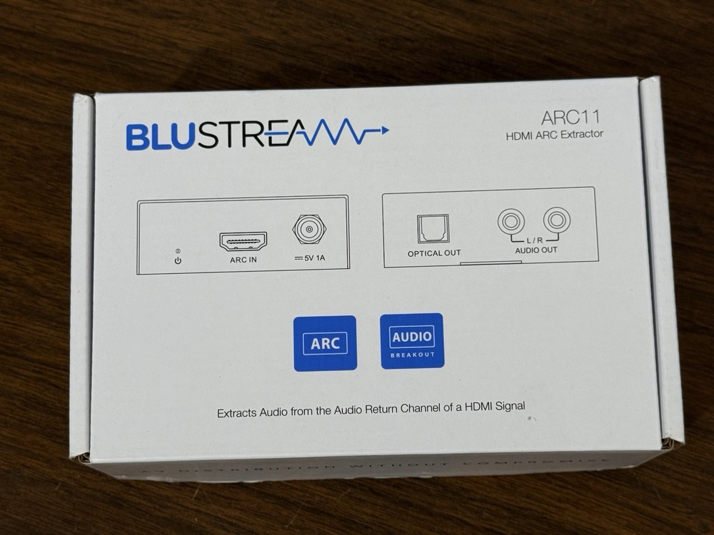 Blustream ARC11 HDMI ARC Extractor - New in Box
