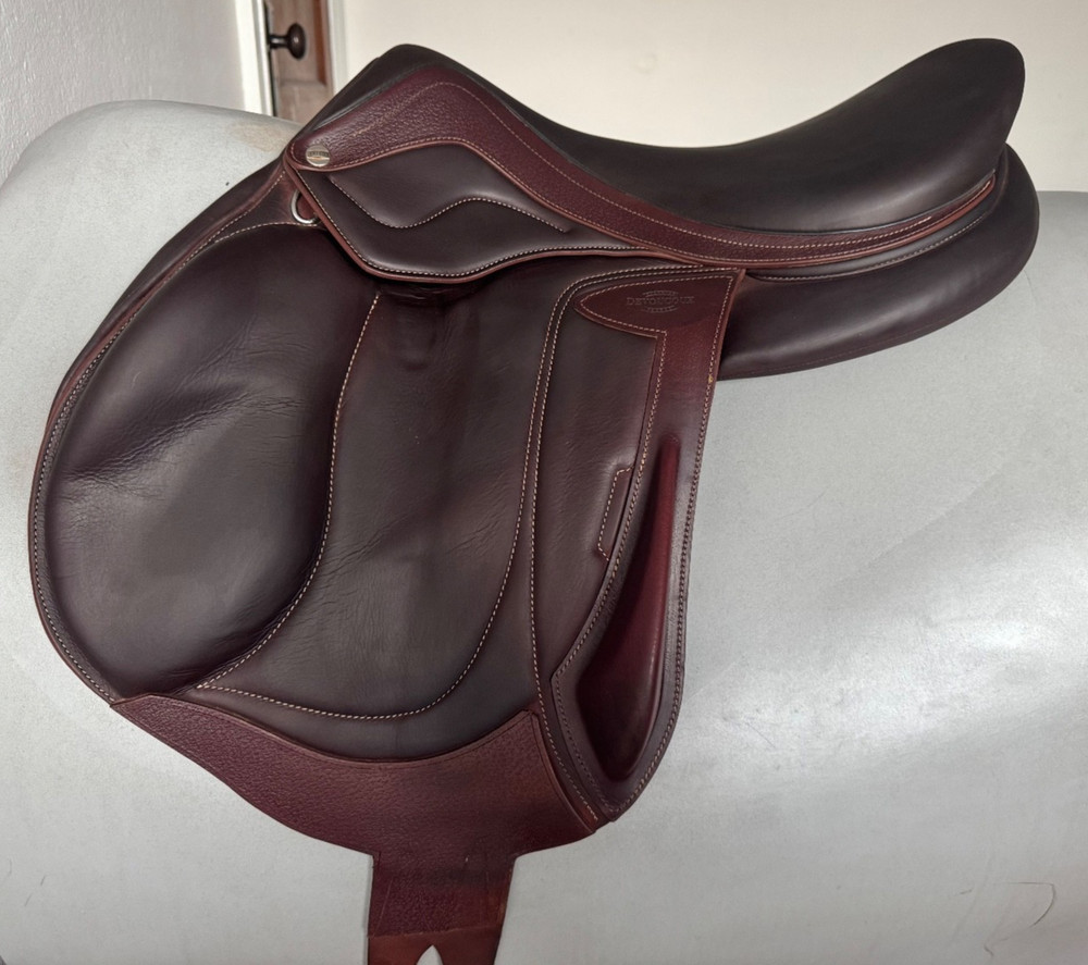 18" Devoucoux Chiberta Lab Monoflap Saddle - 2024 - 3AR - Full Buffalo - MINT!