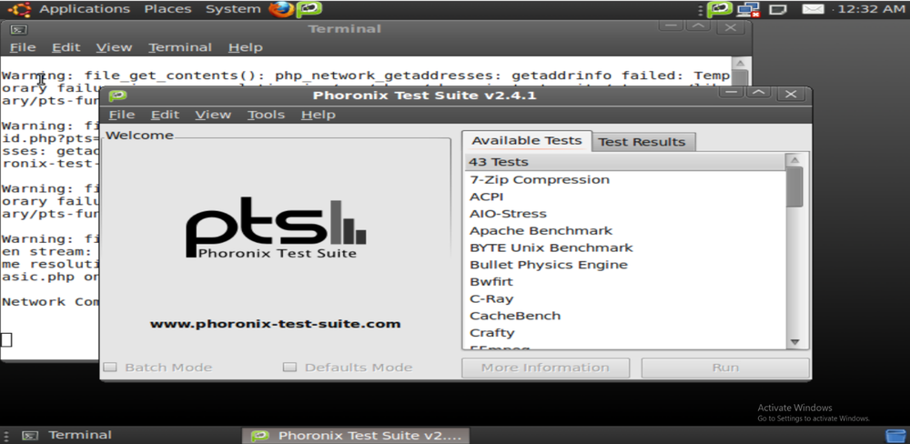 Comprehensive Phoronix Test Suite Disk - Perfect for Benchmarking Same Day USA!!