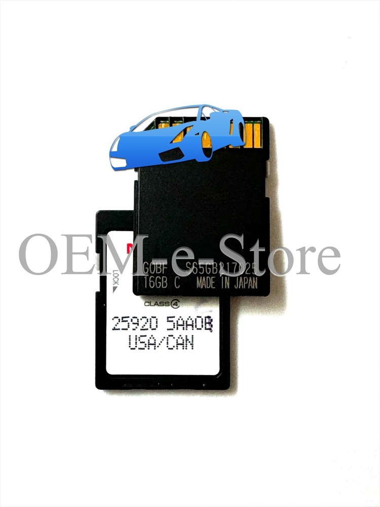 2015 Murano Genuine Navigation DATA SD Card U.S CAN Map VIN # Require to Verify