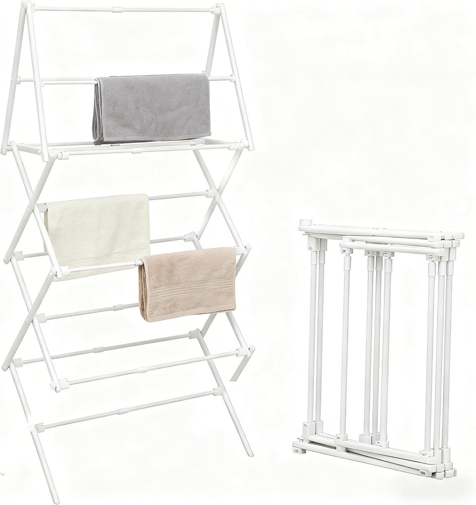 4 Tier Clothes Drying Rack Foldable Foldable Clothing Drying Rack Laundry Drying