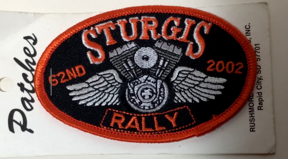 Harley Davidson Chrome Gas Cap & Sturgis 62nd Rally Patch 2002