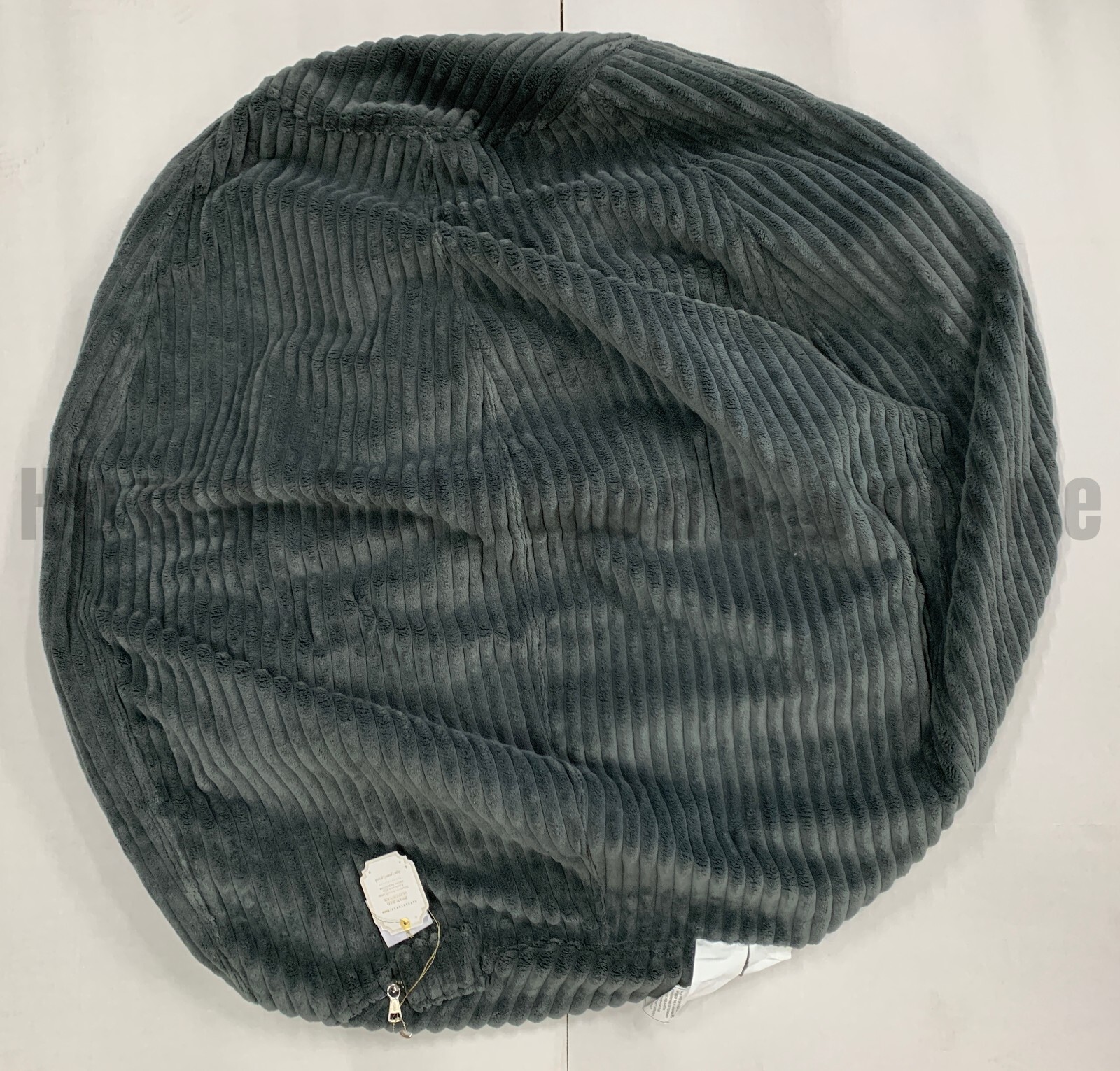 Pottery Barn Teen Charcoal Chamois Bean Bag Chair Slipcover Gray 41" #Z1301