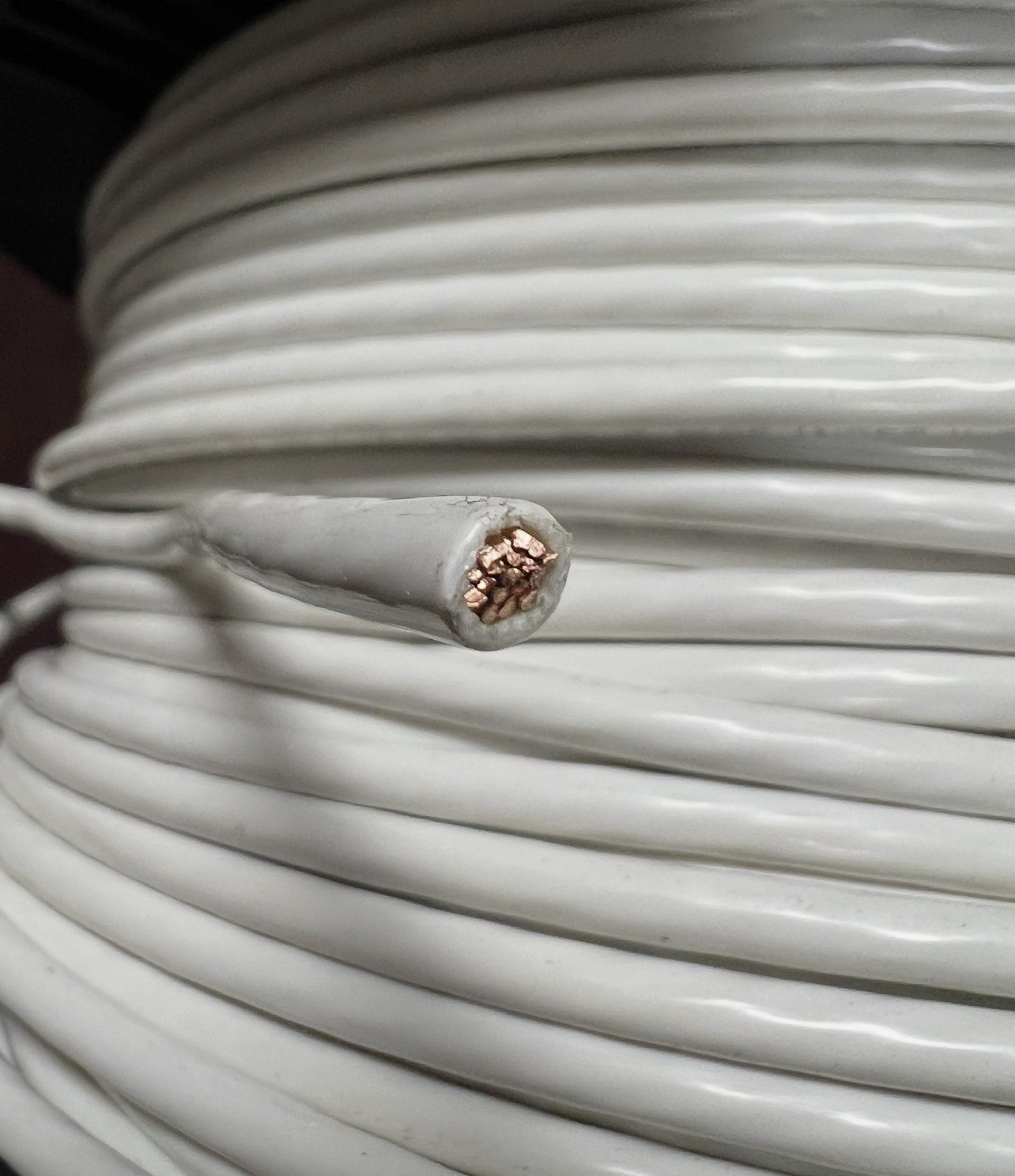 100 FT , 8 AWG Southwire THHN/THWN-2 White Stranded Copper Wire – 600V