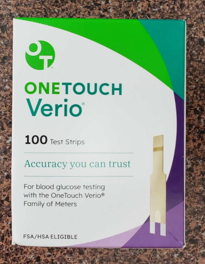 300 One Touch  Verio Test Strips exp 3/31/2026++ Sealed