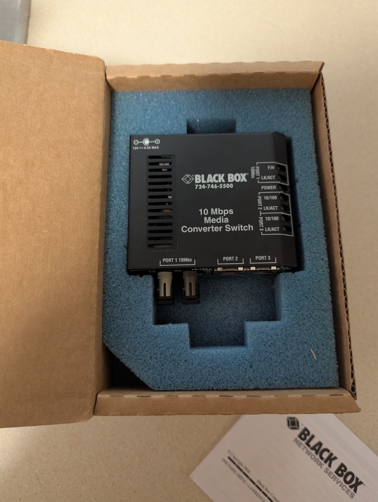 LBH100AE-ST | Black Box | Media Converter Switch, Used