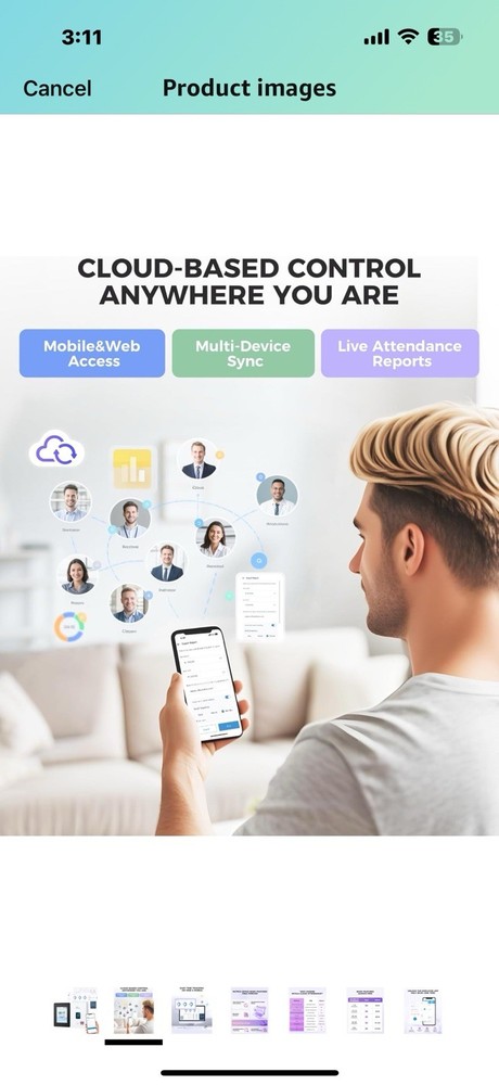 NGTeco Cloud-Based Time Clock, Fingerprint+RFID Time Clocks for Employees