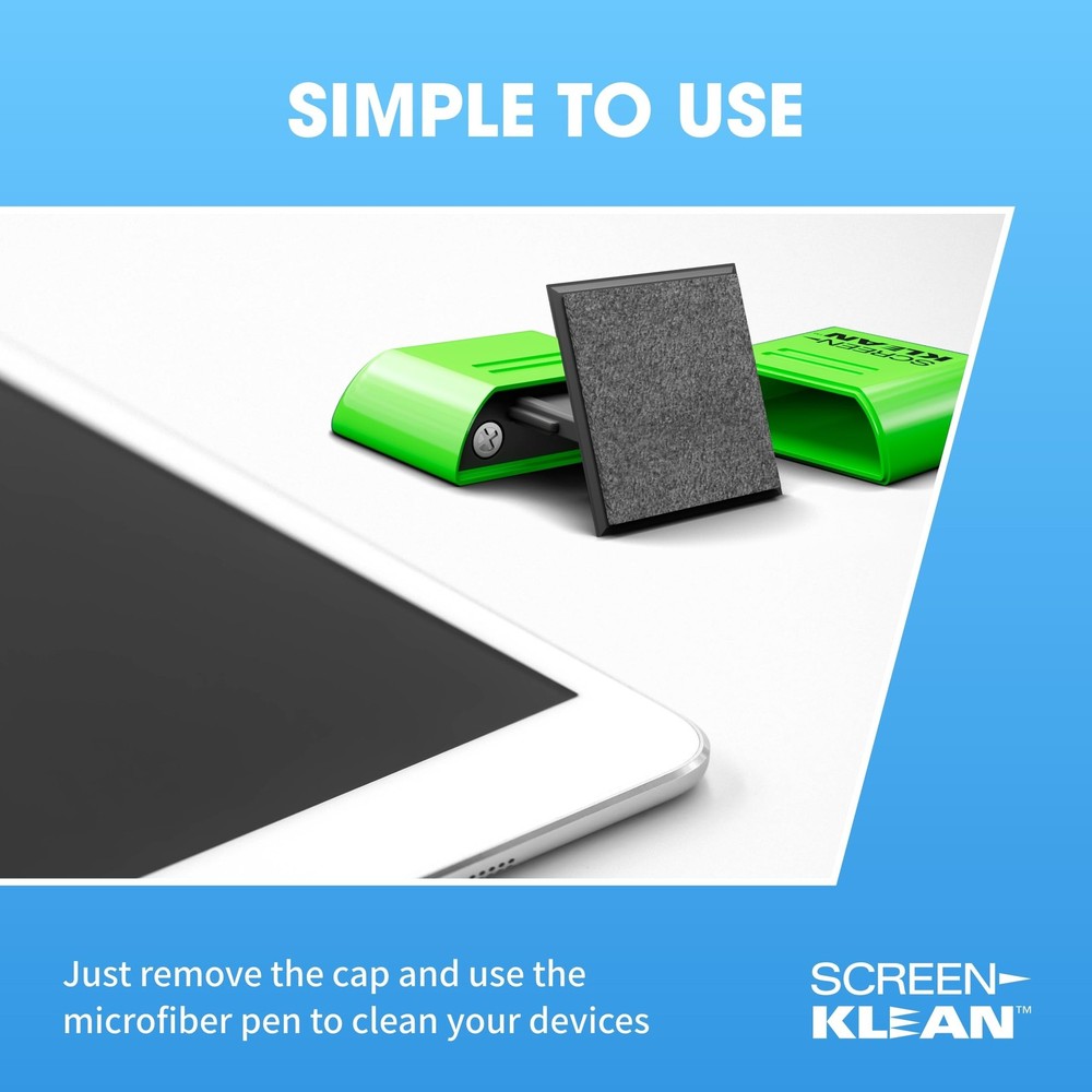 ScreenKlean Screen Cleaner - with iPad, Android & - with Carbon Microfiber Te...