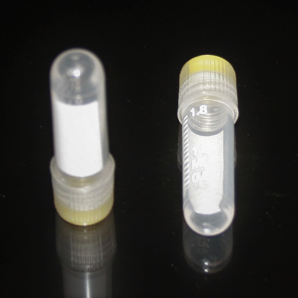 2ml Cryovials, External Thread, Round Bottom (Sterile, 1000/cs)