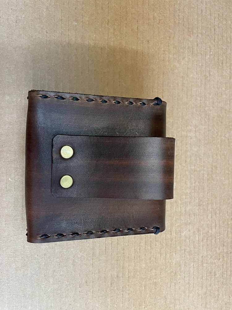 4" COAL MINING LEATHER ANENOMETER CARRYING CASE W/ BELT LOOP