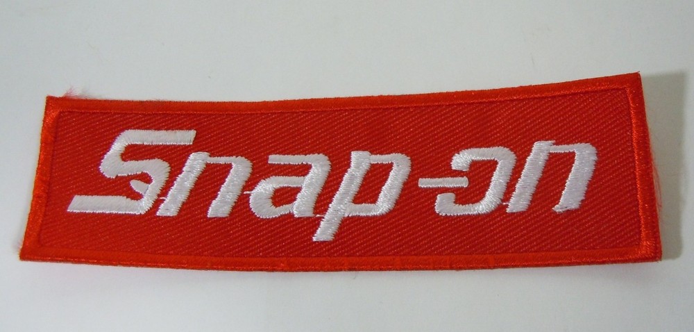 SNAP-ON Tools Iron On Embroidered Uniform-Jacket Patch 4" x 1.25"